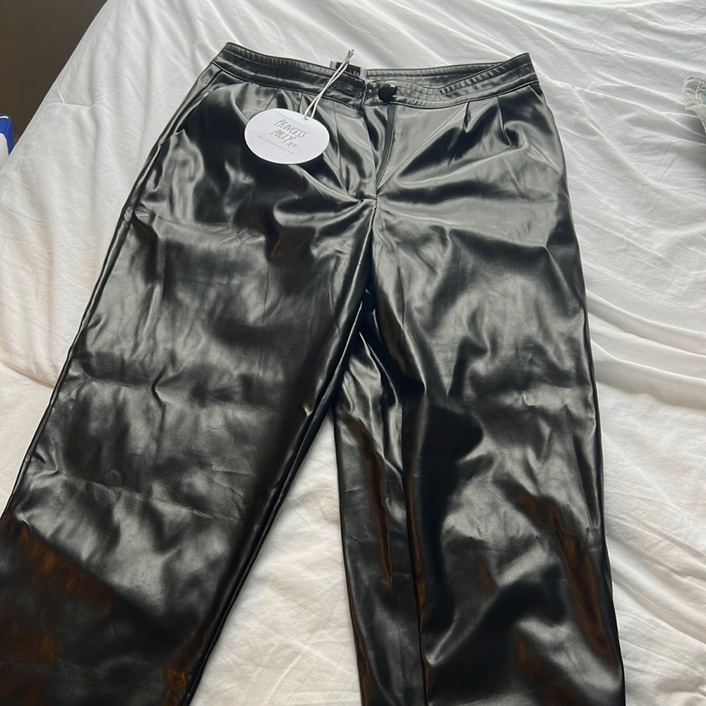 Brand new princess Polly leather pants size 6